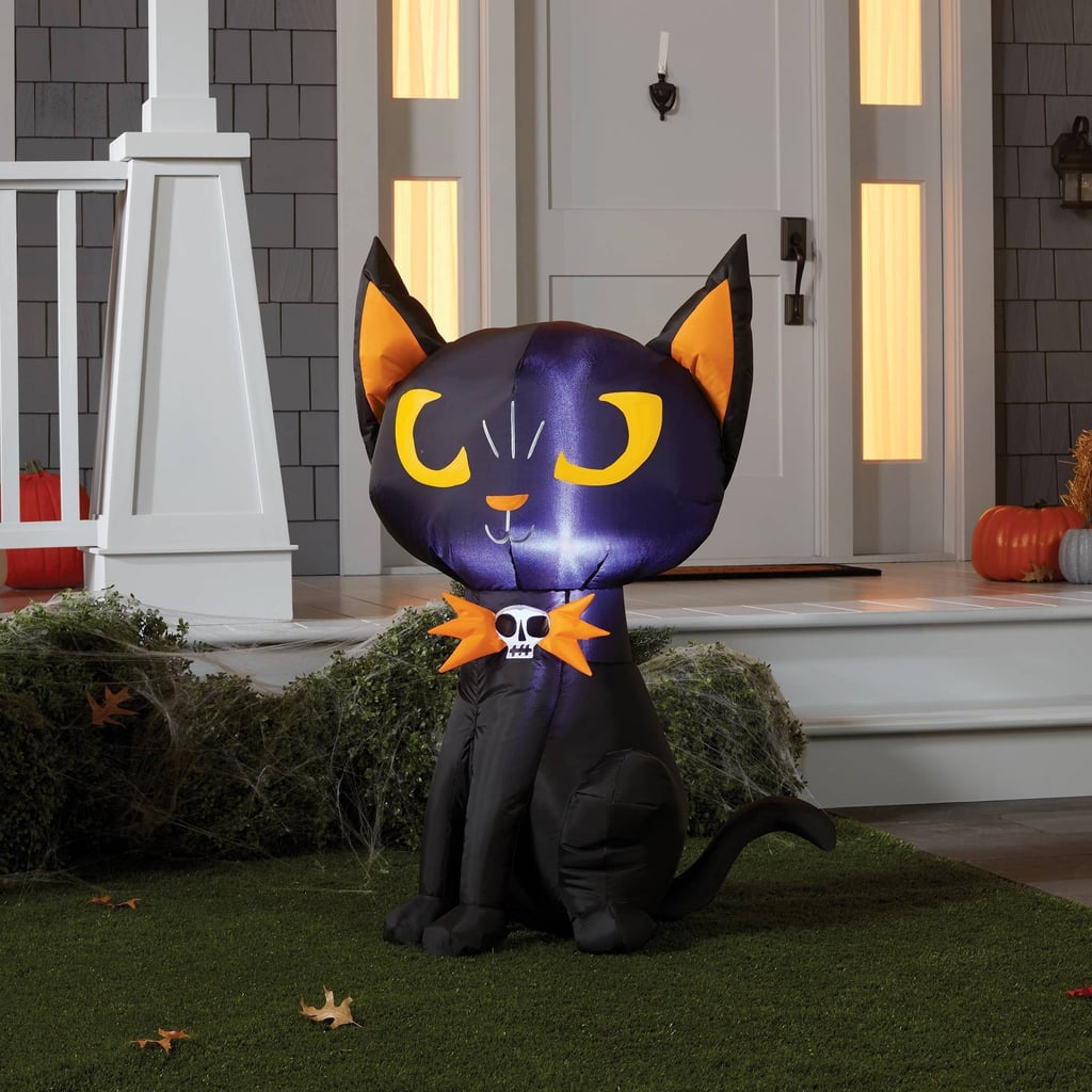 For the Cool Cats: LED Inflatable Black Cat Halloween Decoration