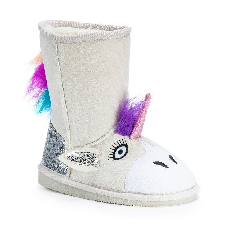 Unicorn Plush Boots