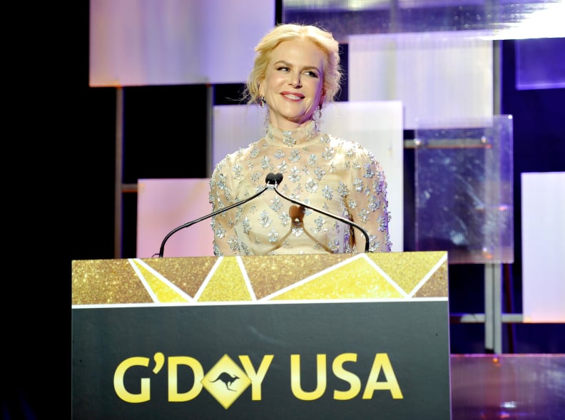January: Nicole Gave a Speech at G'Day's Black Tie Gala