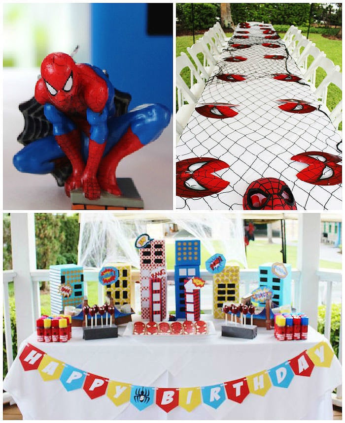Spider-Man-Themed Birthday Party Fit For a Superhero ...