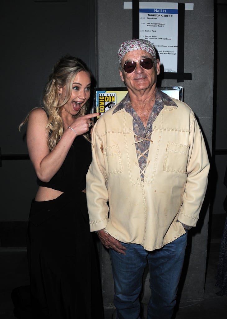 Jennifer Lawrence and Bill Murray at Comic-Con