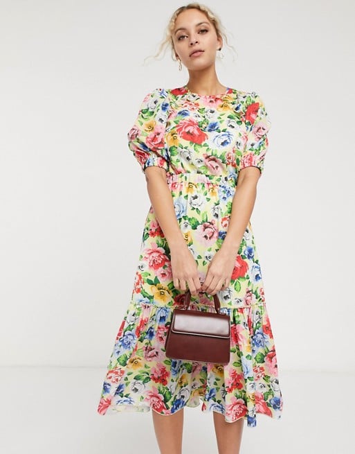 Twisted Wunder Midi Tea Dress