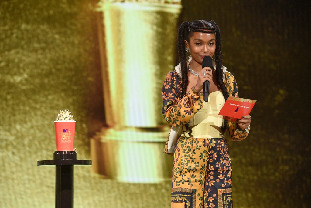 Yara Shahidi's Adidas Originals Tracksuit at the MTV Awards