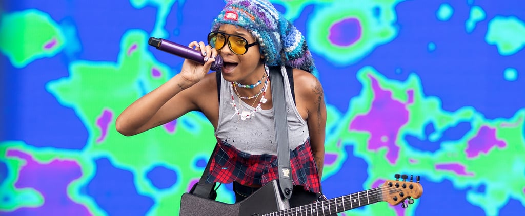 Willow Smith Rocks Armpit Hair and Tooth Gems at Reading Festival