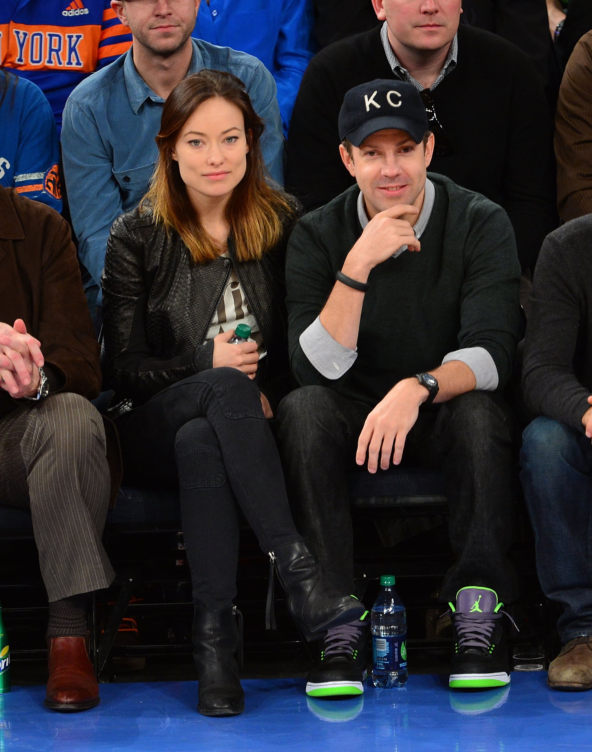 Olivia Wilde Chose A Rocker Cool Leather Jacket And Quilted Ankle The Real Reason We Re Loving Basketball Popsugar Fashion Photo 32