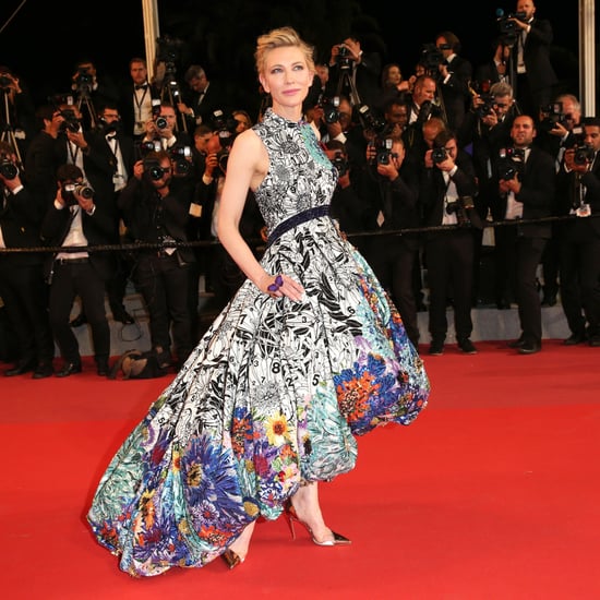 Cate Blanchett in Mary Katrantzou at Cannes Film Festival