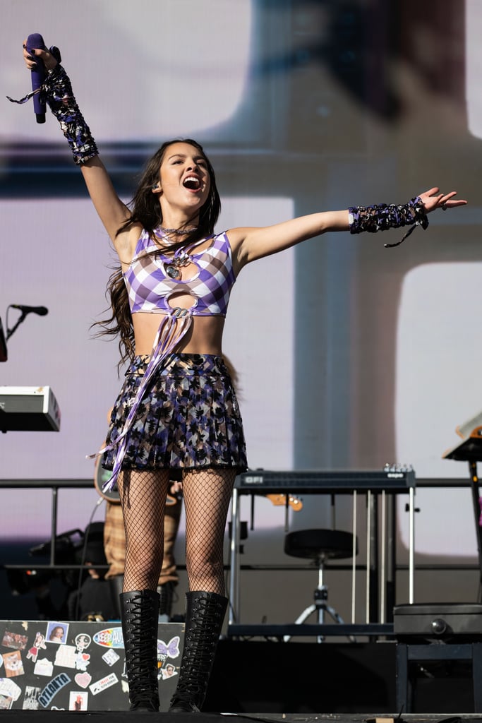 Olivia Rodrigo Wearing Chopova Lowena at Glastonbury