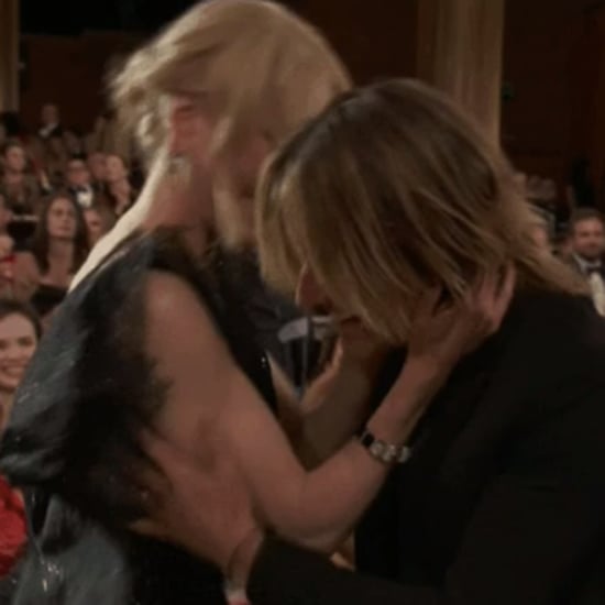 Nicole Kidman Kissing Keith Urban at the 2018 Golden Globes