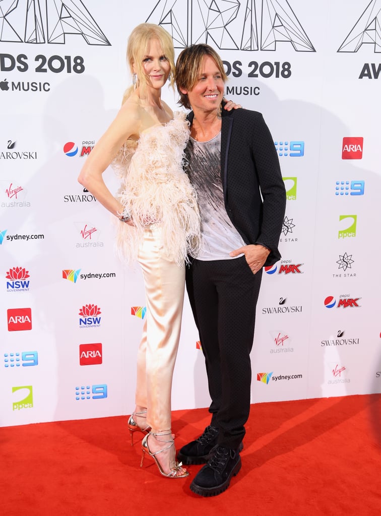Nicole Kidman Oscar de la Renta Feather Top 2018 ARIA Awards
