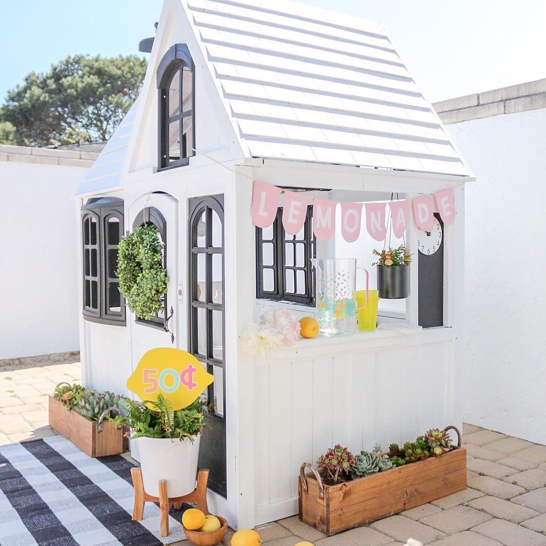 Outdoor Playhouse Ideas For Kids Popsugar Family