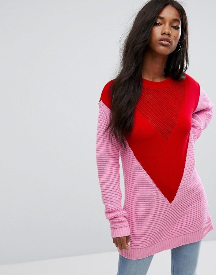 PrettyLittleThing Colorblock Sweater