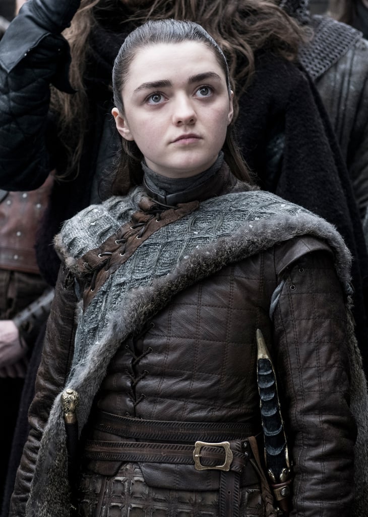 What colour eyes does Arya have on Game of Thrones?