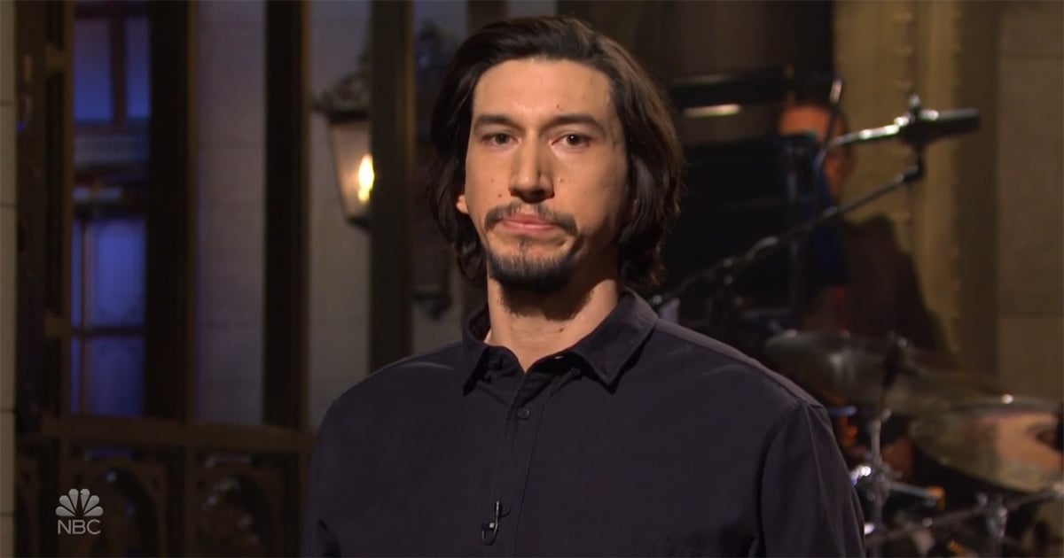 Watch Adam Driver's SNL Opening Monologue POPSUGAR Entertainment