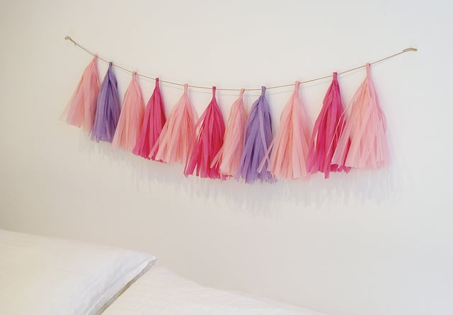 Tissue Tassel Garland