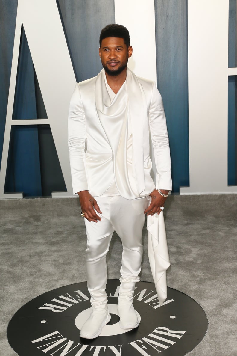Usher at the Vanity Fair Oscar Party, February 2020