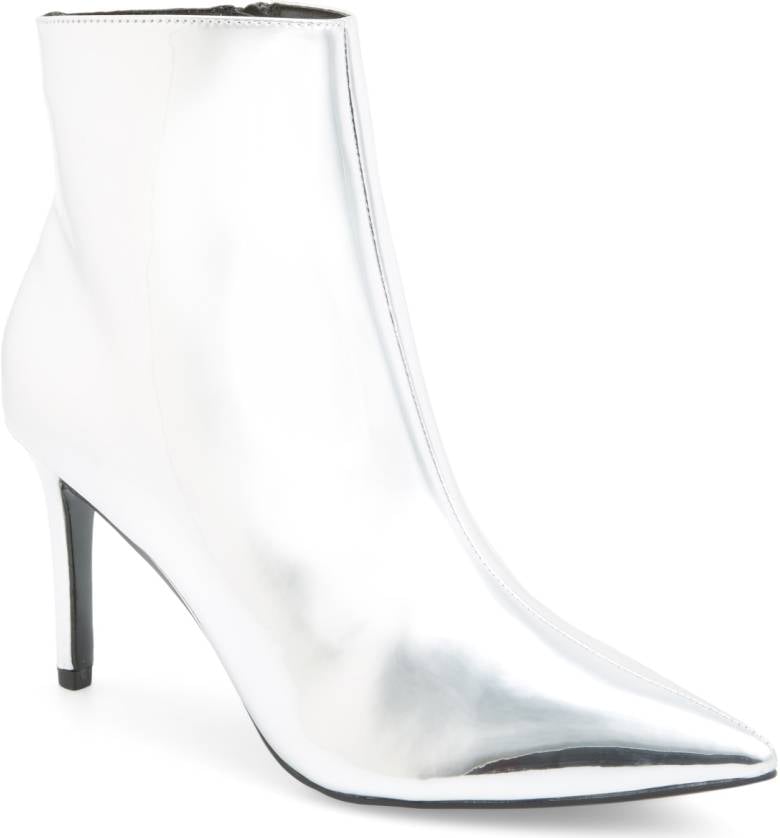 Topshop white booties store