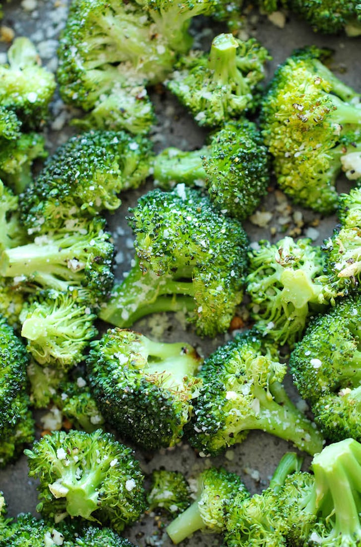 GarlicParmesan Roasted Broccoli Easy Vegetarian Side Dishes