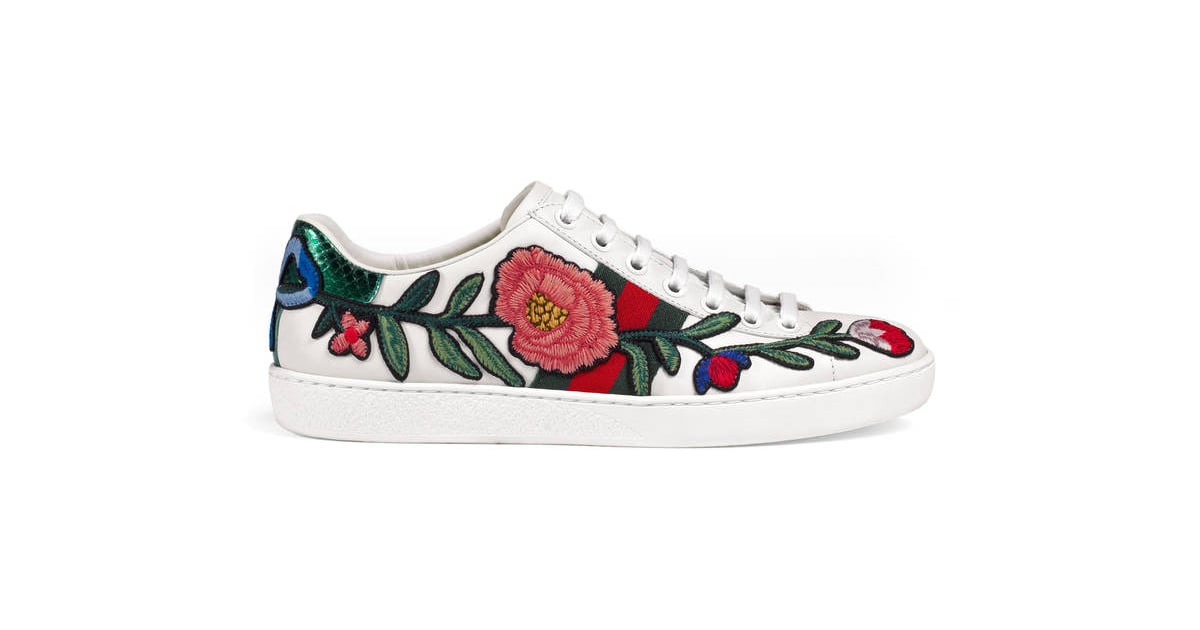 gucci shoes ace embroidered sneaker