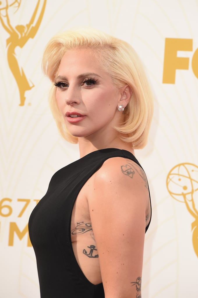 Lady Gaga at the Emmy Awards 2015