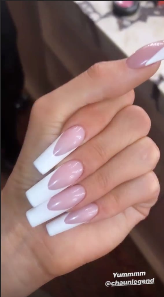 Kylie Jenner's Deep French Manicure