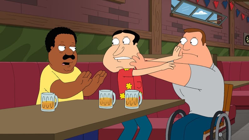The Drunken Clam on Family Guy