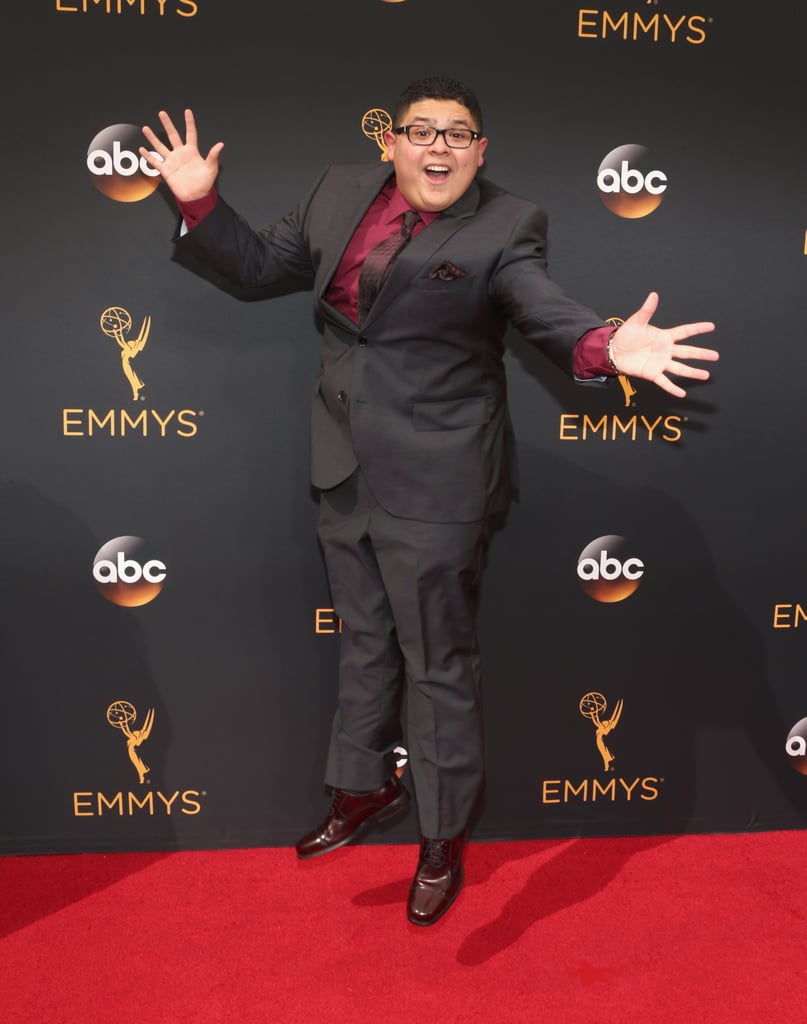 Rico Rodriguez and His Sister at the Emmys 2016