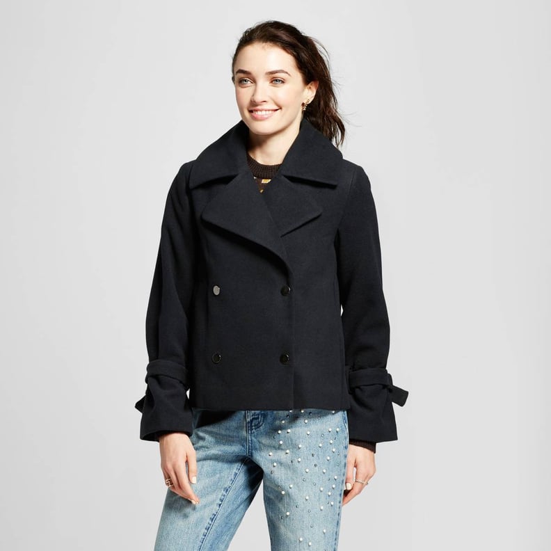 Who What Wear Boxy Femme Peacoat