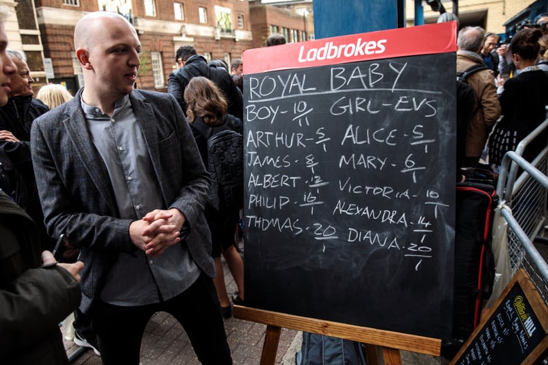 People Placed Bets on What the Baby's Name Would Be
