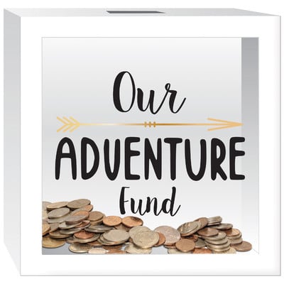 "Our Adventure Fund" Piggy Bank