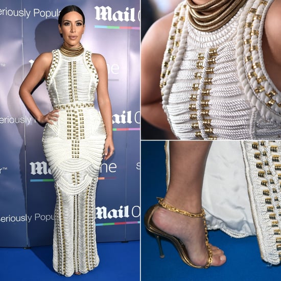 Kim Kardashian Balmain Rope Dress