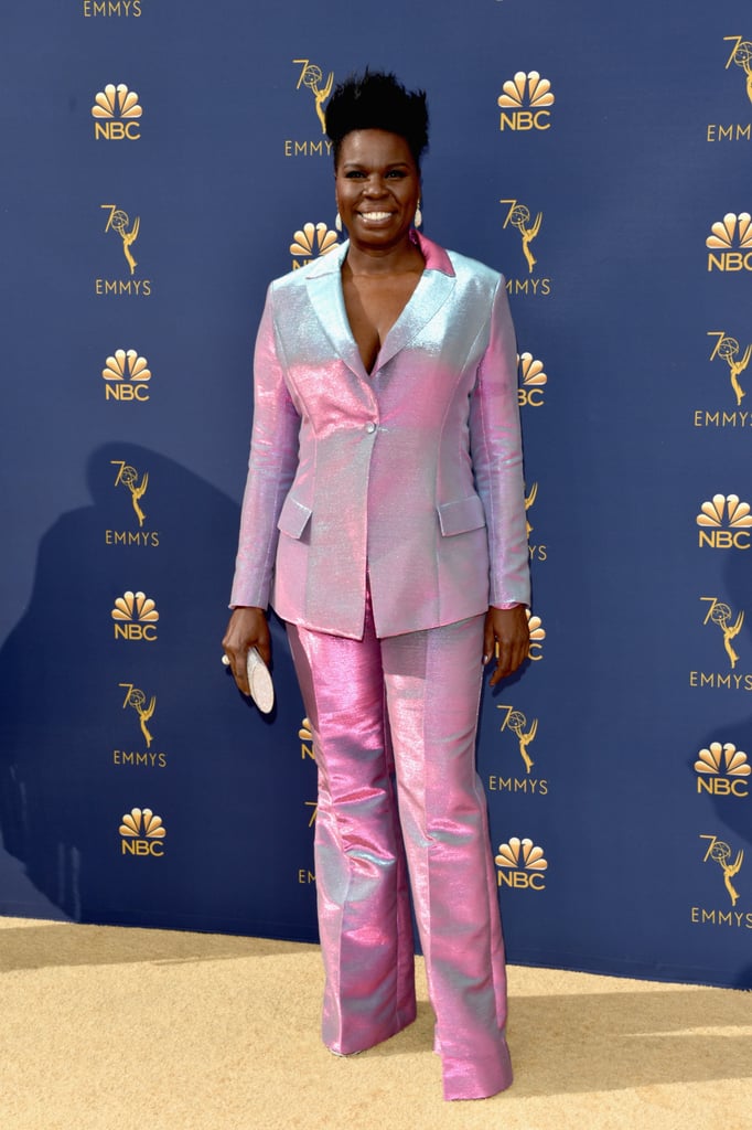 Leslie Jones's Suit at the 2018 Emmys POPSUGAR Fashion