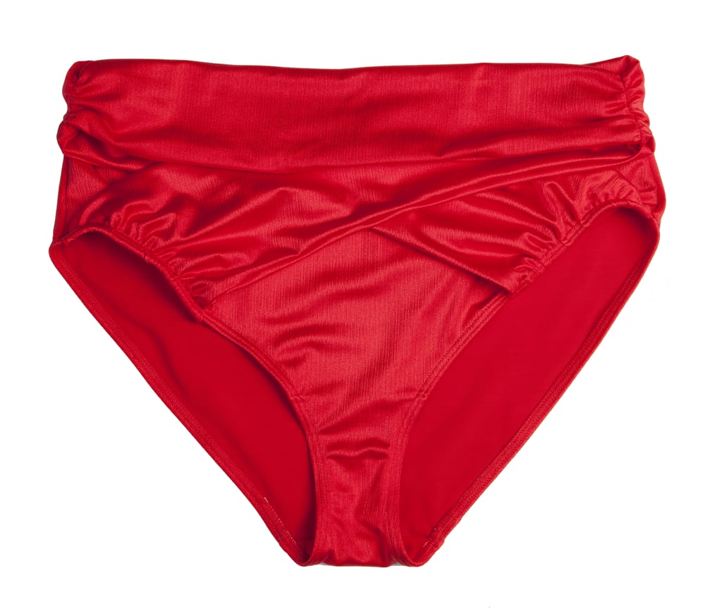 Hunter McGrady Plus Size/Curve Red Wrap Bikini Bottom