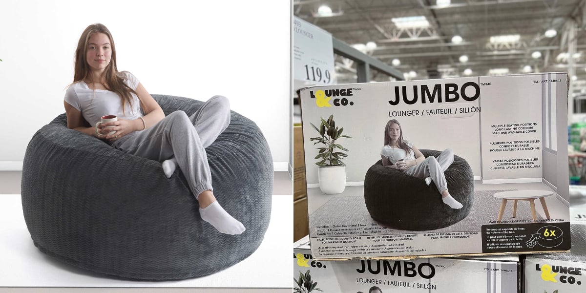 Costco Is Selling Massive Beanbag Chairs in Multiple Colors