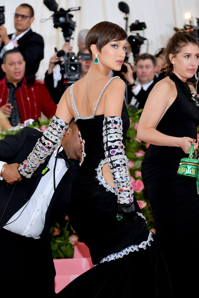 Bella Hadid Black Dress Met Gala 2019