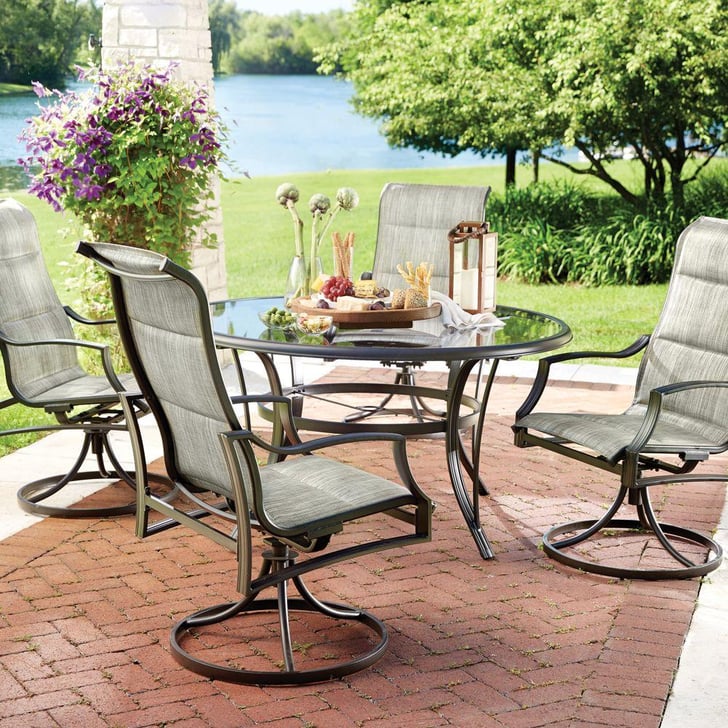 Padded sling patio dining set clearance