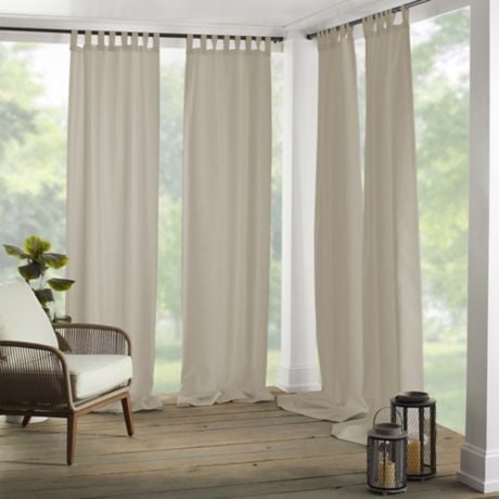 Elrene Matine 108-Inch Indoor/Outdoor Tab Top Window Curtain Panel