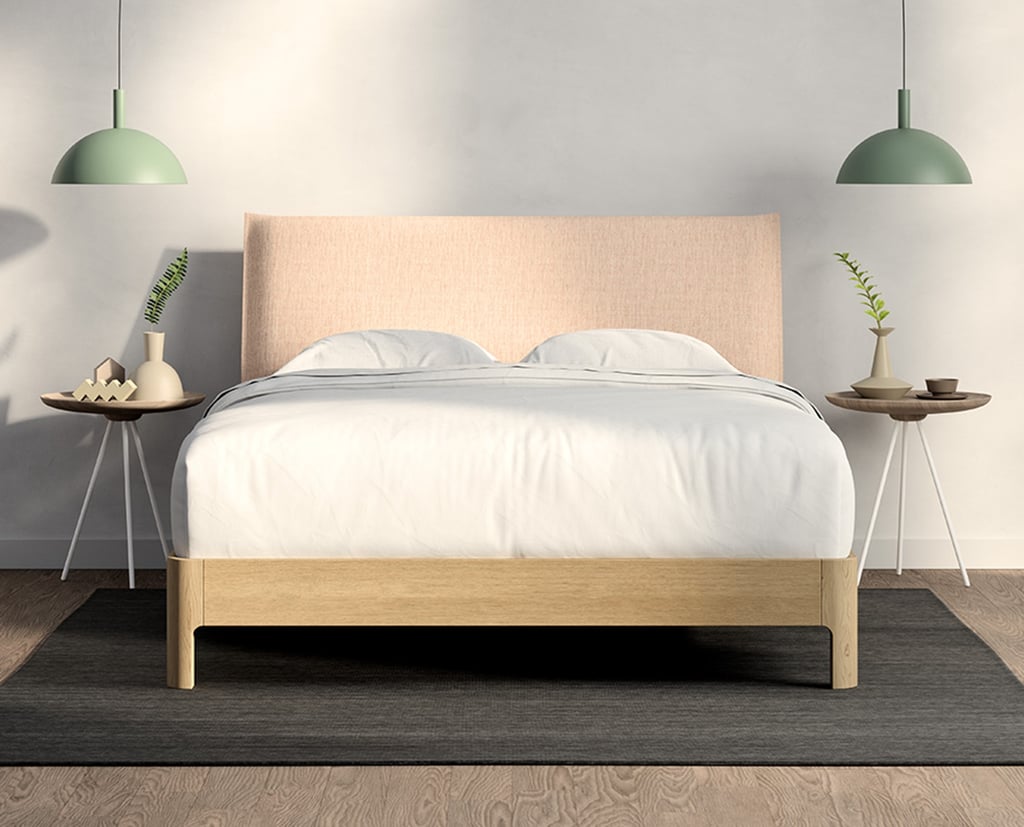 Best Bed Frame With Rounded Edges: Casper Repose Wooden Bed Frame With Headboard