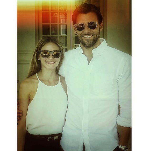 That Time They Matched In White Tops And Cool Shades Olivia