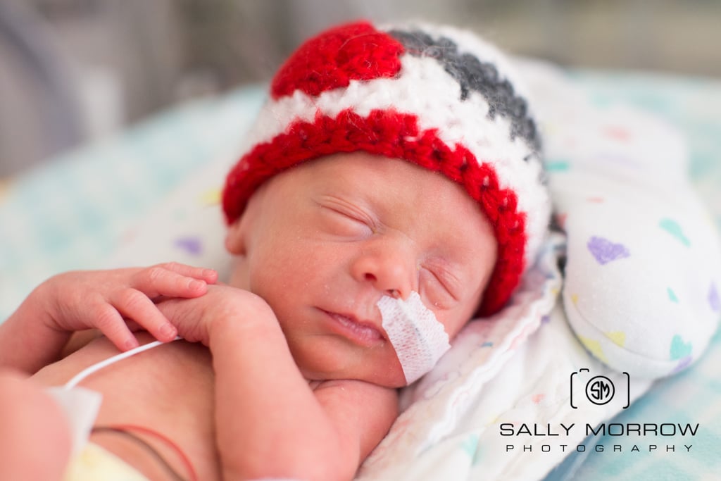 "Happy Valentine's Day, James! 
You are the best Valentine we have ever received. We love you more than we could ever explain and can't wait for all the fun memories our little family is sure to create. Your four-legged sisters can't wait to get you home! 
Love, Mom and Dad"