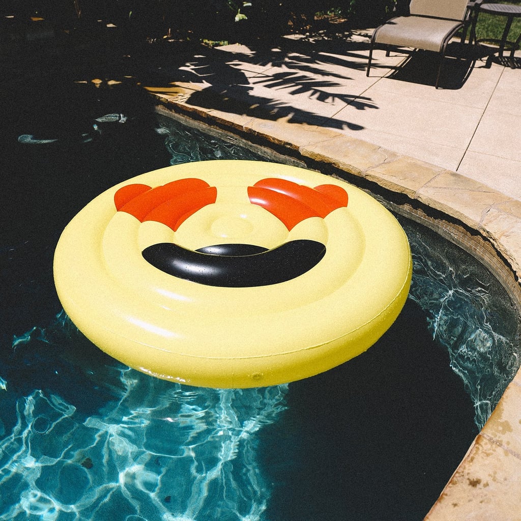 Heart Eyes Emoji Pool Float