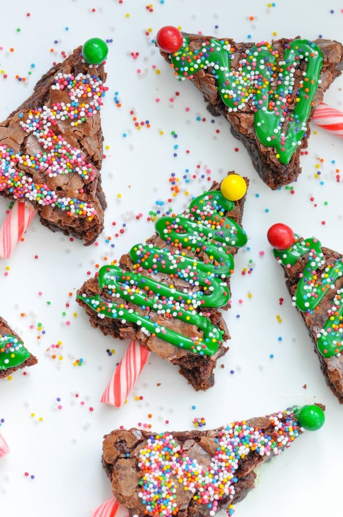 Brownie Christmas Trees | Easy Holiday Desserts For Kids | POPSUGAR ...