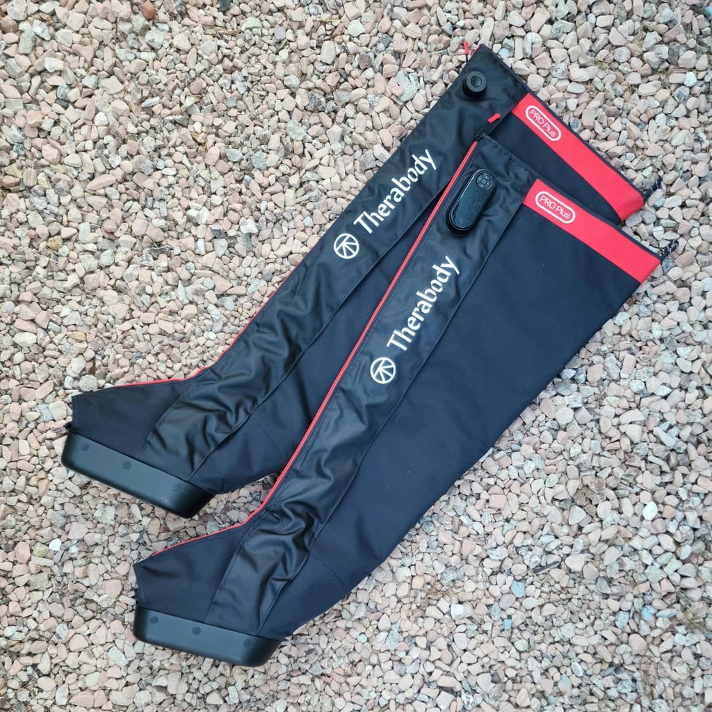 Therabody JetBoots Pro Plus ($1,150)
Compression boots help with muscle recovery and boost circulation, so you feel more agile and loose rather than stiff and sore. However, the JetBoots Pro Plus features infrared LED and vibration therapies for a comprehensive recovery gadget. These compression boots deliver optimal recovery to alleviate muscle soreness and joint pains and reduce inflammation. These fully wireless boots inflate and deflate in 60 seconds, plus they have built-in LCD controls, along with in-app customization. If you're into lymphatic drainage massage, the JetBoots Pro Plus is the gadget you need for your legs. Learn more about these compression boots in our in-depth Therabody JetBoots Pro Plus review. 
Editor Quote: "I love the combination of compression therapy, vibration, and infrared LED light, three therapies that together are meant to help increase blood flow, reduce swelling and inflammation, and ease muscle tension. After tough workouts like strength training, dancing, or martial arts, these boots feel like they help reducing muscle stiffness or tension. They allow me to focus on self-care, relaxing my muscles and relieving soreness. Each session leaves me feeling recharged, refreshed, and ready to take on whatever comes next." — Jade Esmeralda, former health and fitness staff writer