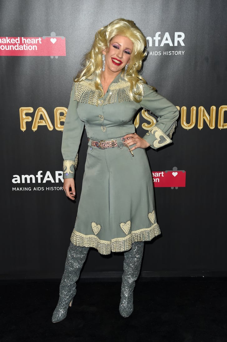 Ellie Goulding as Dolly Parton Halloween Costume 2017 ...