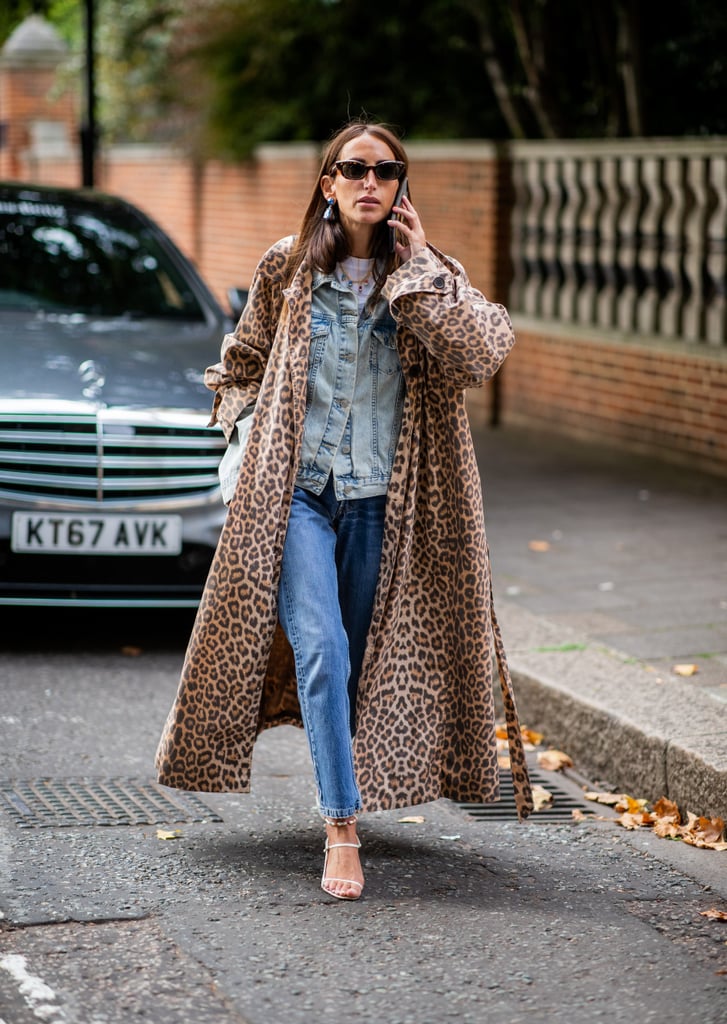 Style Your Leopard-Print Coat With: A Denim Jacket and Jeans