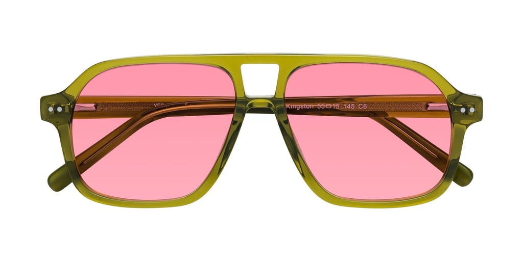 Yes Glasses Aviator Tinted Sunglasses ($69, originally $78)
Don't forget the sunglasses. Bright aviators are very '70s, and the perfect pop of color — even with your simplest outfit.