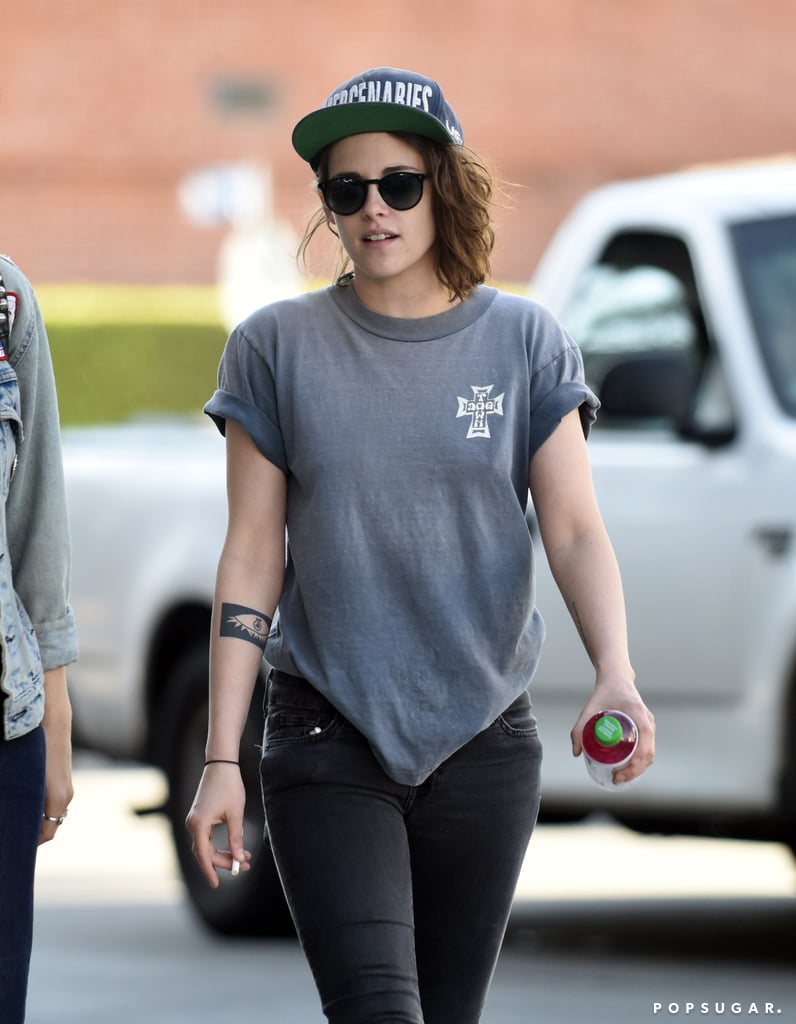 Kristen Stewart With Mystery Woman March 2016