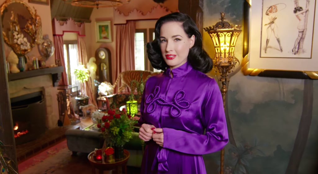 Dita Von Teese's Entryway