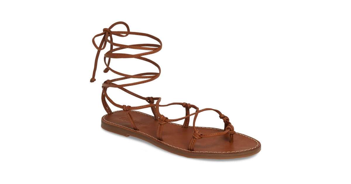 Madewell boardwalk sandal lace up 2025