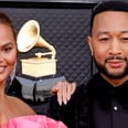 Chrissy Teigen Crashes John Legend's Zoom Interview to Show Off Her Baby Bump