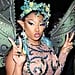 Megan Thee Stallion's Sheer Fairy Halloween Costume